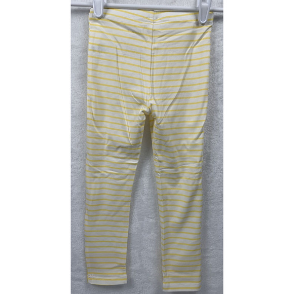 The Children's Place Girls 4T Soft Pants Legging Sunshine Yellow/White Stripped - Picture 3 of 5